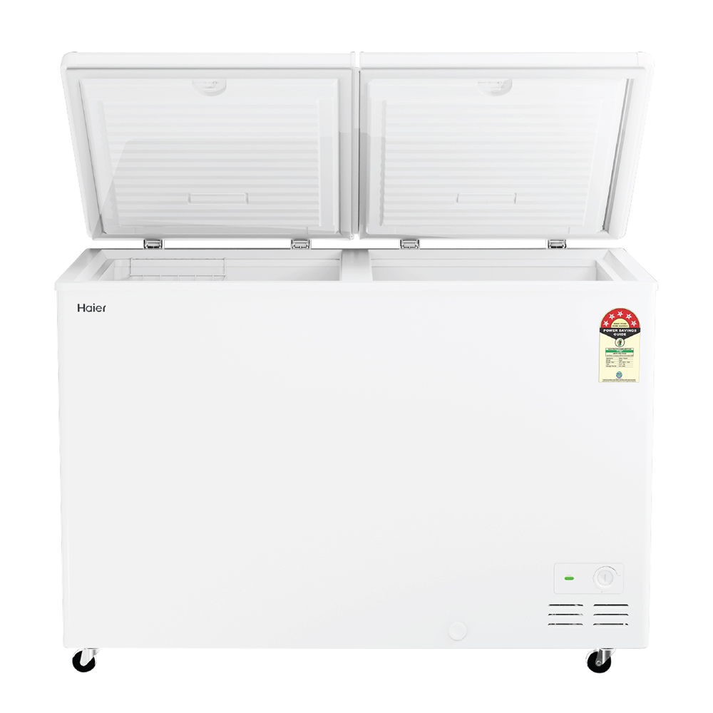 Haier 500 Ltr Double door- White Colour Convertible Hard top Freezer
